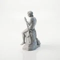 Tượng Cổ Điển Cậu Bé Chăn Cừu Sắt – Mô Hình 3D In Được - Thumbnail 4
