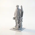 Tượng Sắt Thánh Phanxicô Xaviê Phong Cách Cổ Điển - 3D Printable - Thumbnail 1