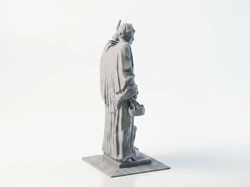 Tượng Sắt Thánh Phanxicô Xaviê Phong Cách Cổ Điển - 3D Printable - Image 2