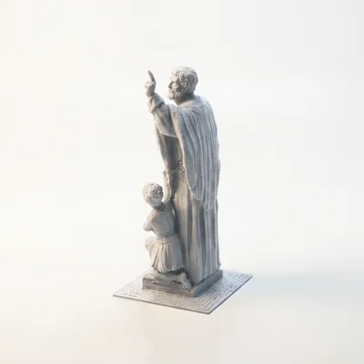 Tượng Sắt Thánh Phanxicô Xaviê Phong Cách Cổ Điển - 3D Printable
