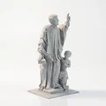 Tượng Sắt Thánh Phanxicô Xaviê Phong Cách Cổ Điển - 3D Printable - Thumbnail 4