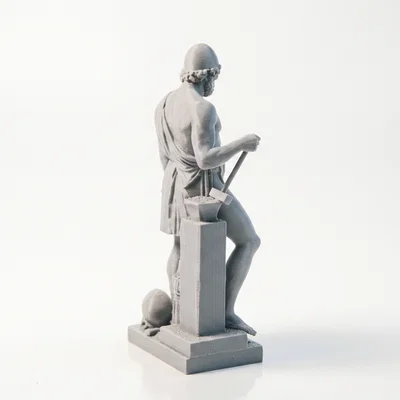 Tượng Thần La Mã Cổ Điển Iron Vulcan - Mẫu 3D Printable