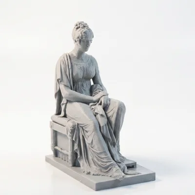 Tượng Điêu Khắc Cổ Điển Jelizaveta – 3D Printable