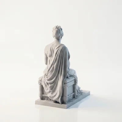 Tượng Điêu Khắc Cổ Điển Jelizaveta – 3D Printable