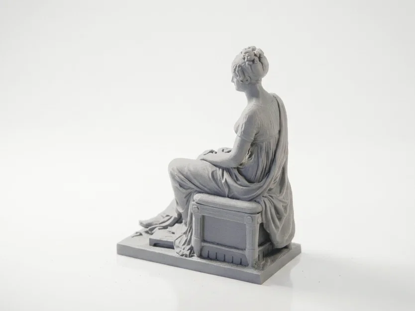 Tượng Điêu Khắc Cổ Điển Jelizaveta – 3D Printable - Image 3