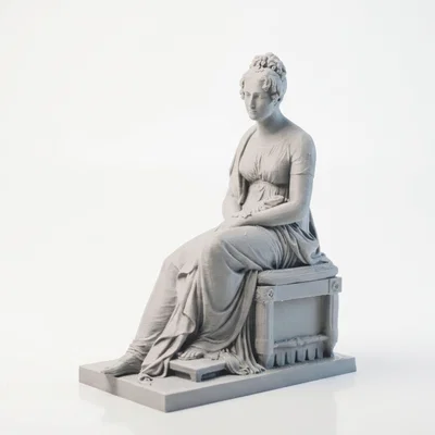Tượng Điêu Khắc Cổ Điển Jelizaveta – 3D Printable