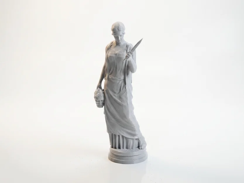 Tượng Điêu Khắc Cổ Điển Judith – Mẫu 3D In Được - Image 3