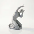 Tượng Cổ Điển Thiếu Niên Quỳ Gối – 3D Printable - Thumbnail 1