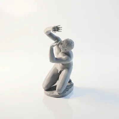 Tượng Cổ Điển Thiếu Niên Quỳ Gối – 3D Printable