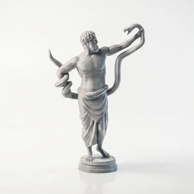 Tượng Laocoon Cổ Điển – Mô Hình STL In 3D Trưng Bày Kiểu Bảo Tàng