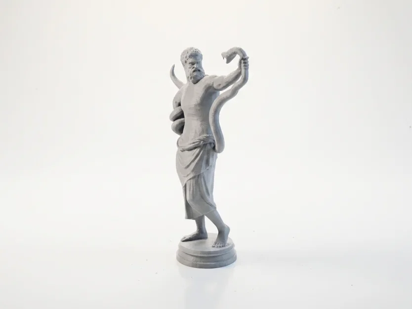 Tượng Laocoon Cổ Điển – Mô Hình STL In 3D Trưng Bày Kiểu Bảo Tàng - Image 2
