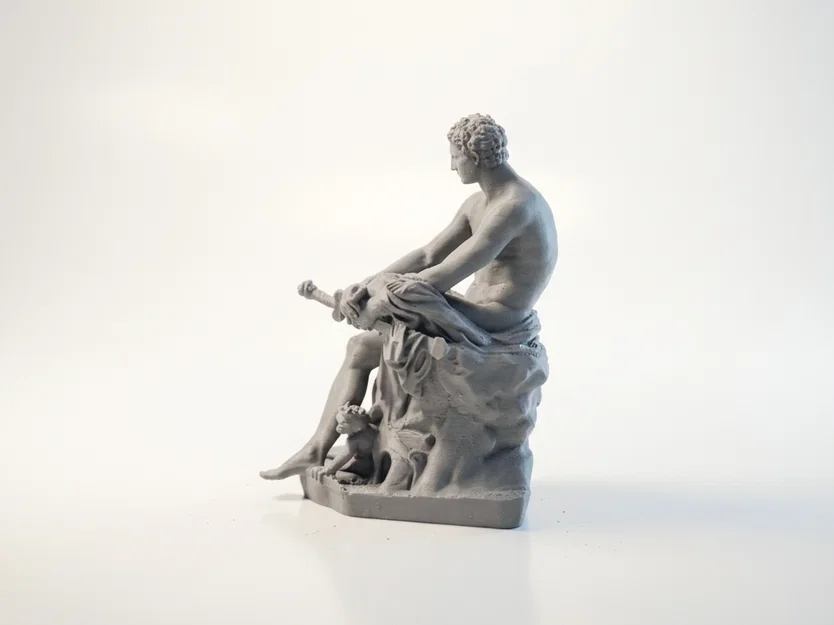 Tượng Cổ Điển Ludovisi Ares 3D Có Thể In (STL) | Ludovisi Ares Classical Statue - Image 3