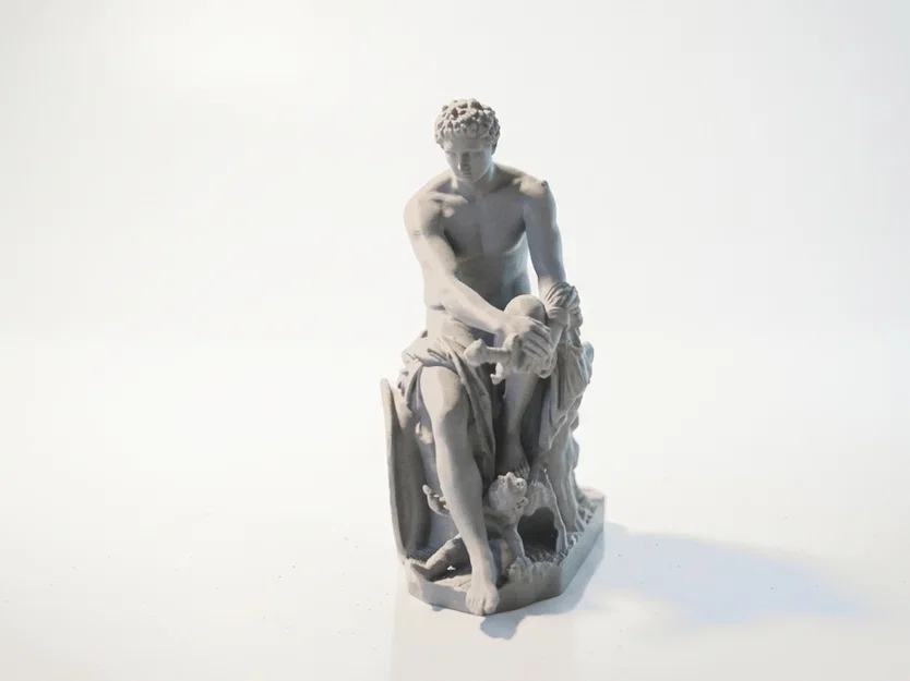 Tượng Cổ Điển Ludovisi Ares 3D Có Thể In (STL) | Ludovisi Ares Classical Statue - Image 4