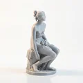 Tượng Nymph Điêu Khắc Cổ Điển – Mẫu 3D Printable (STL) - Thumbnail 3