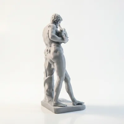 Tượng Cổ Điển Silenus & Em Bé Dionysus – 3D Printable STL