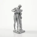 Tượng Cổ Điển Silenus & Em Bé Dionysus – 3D Printable STL - Thumbnail 4