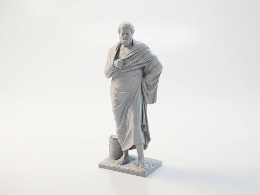 Tượng Sophocles – Triết Gia Hy Lạp Cổ Điển In 3D (STL) - Image 1