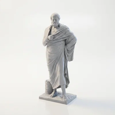 Tượng Sophocles – Triết Gia Hy Lạp Cổ Điển In 3D (STL)