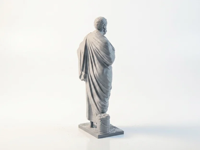 Tượng Sophocles – Triết Gia Hy Lạp Cổ Điển In 3D (STL) - Image 3