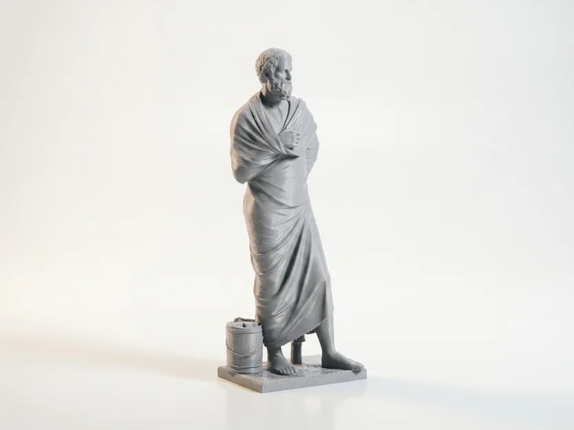 Tượng Sophocles – Triết Gia Hy Lạp Cổ Điển In 3D (STL) - Image 4