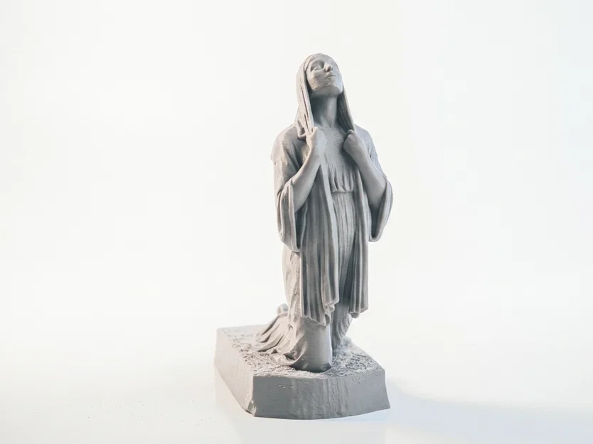 Tượng Tôn Giáo The Annunciation In 3D (STL) Có Thể In - Image 1