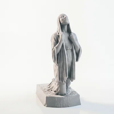 Tượng Tôn Giáo The Annunciation In 3D (STL) Có Thể In
