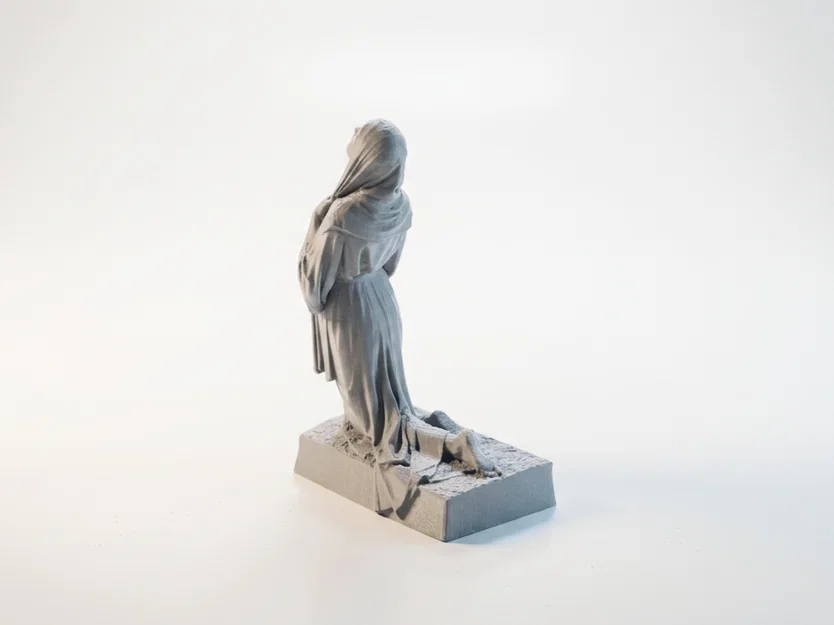 Tượng Tôn Giáo The Annunciation In 3D (STL) Có Thể In - Image 2
