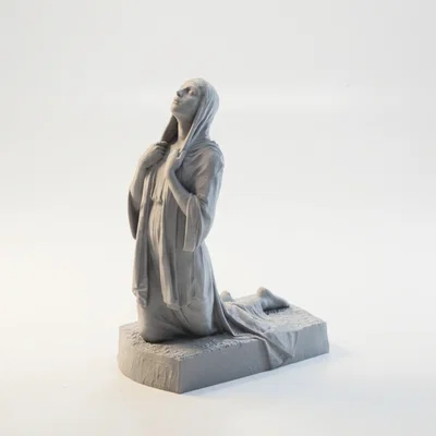 Tượng Tôn Giáo The Annunciation In 3D (STL) Có Thể In