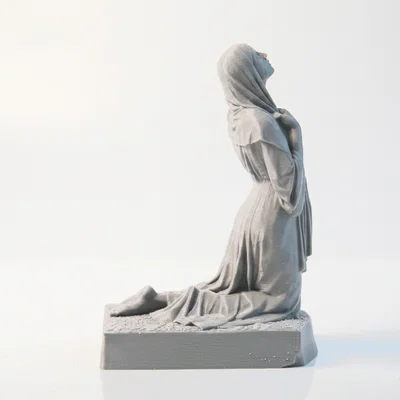 Tượng Tôn Giáo The Annunciation In 3D (STL) Có Thể In