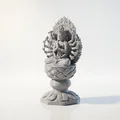 Tượng Phật Nghìn Tay – Điêu Khắc Cổ Điển, 3D Printable - Thumbnail 1
