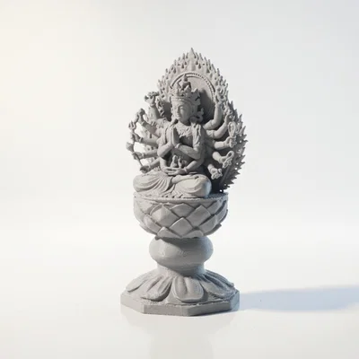 Tượng Phật Nghìn Tay – Điêu Khắc Cổ Điển, 3D Printable