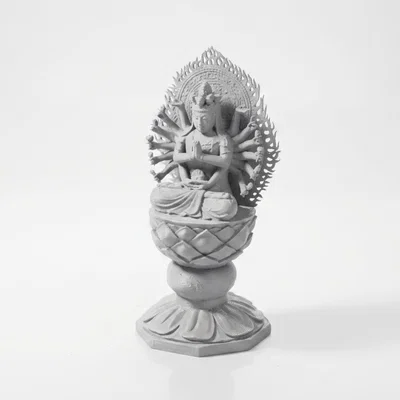 Tượng Phật Nghìn Tay – Điêu Khắc Cổ Điển, 3D Printable