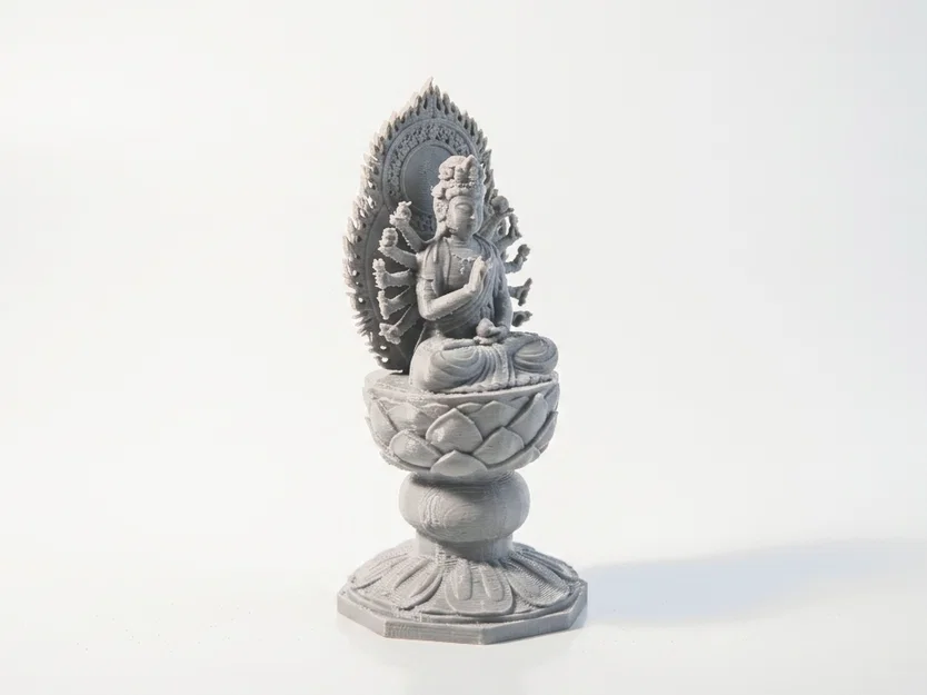 Tượng Phật Nghìn Tay – Điêu Khắc Cổ Điển, 3D Printable - Image 3