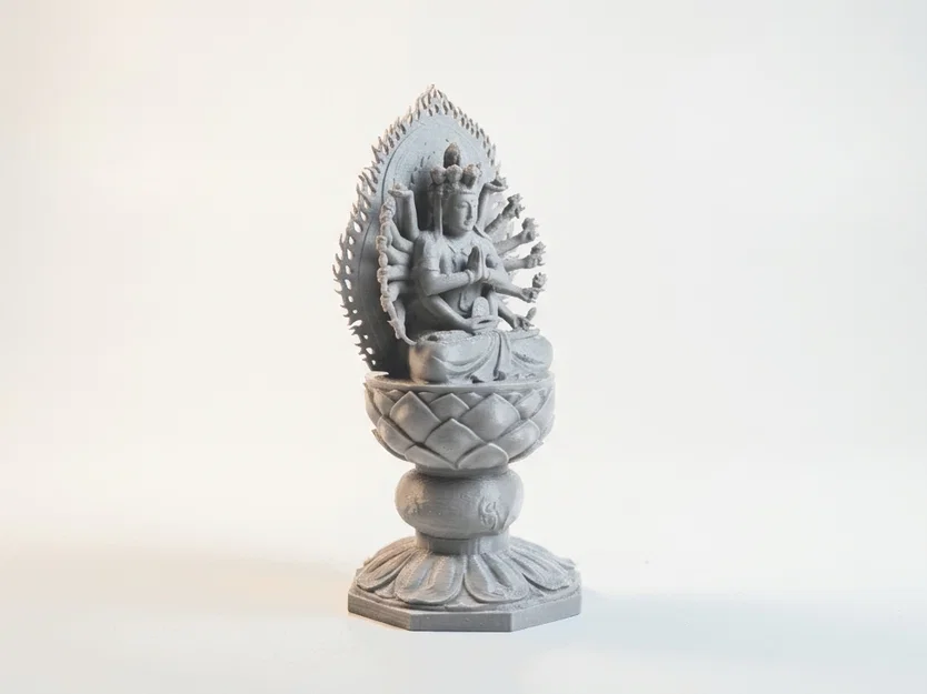 Tượng Phật Nghìn Tay – Điêu Khắc Cổ Điển, 3D Printable - Image 4