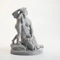 Tượng Cổ Điển Venus Hôn Cupid – Mô Hình 3D Có Thể In - Thumbnail 1