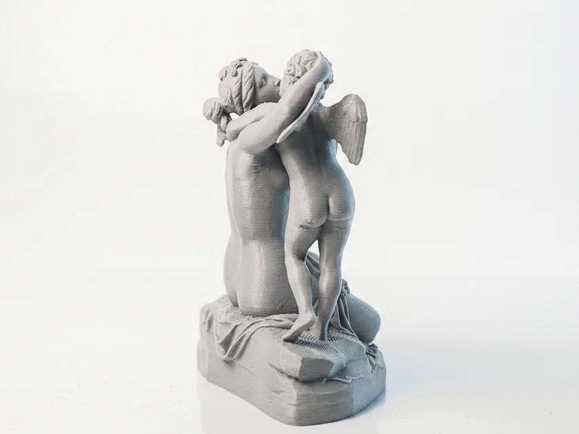 Tượng Cổ Điển Venus Hôn Cupid – Mô Hình 3D Có Thể In - Image 4