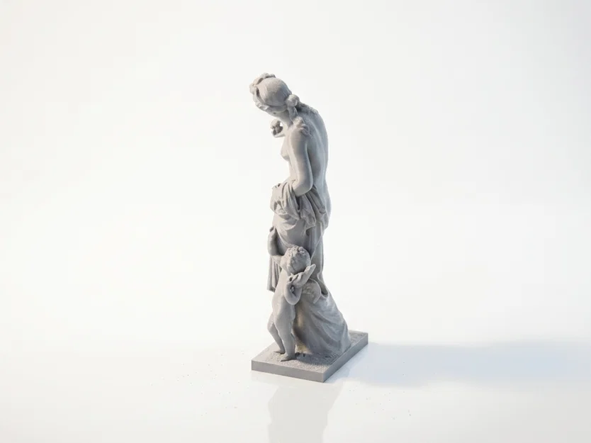 Tượng Venus và Em Bé Cổ Điển 3D In Được (STL) - Image 4