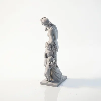 Tượng Venus và Em Bé Cổ Điển 3D In Được (STL)