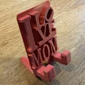 Giá đỡ điện thoại 'I Love Mom' - Món quà 3D ý nghĩa cho mẹ - Thumbnail 1