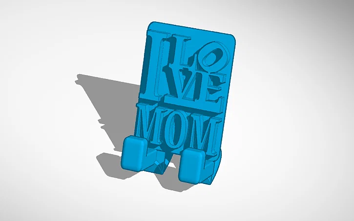 Giá đỡ điện thoại 'I Love Mom' - Món quà 3D ý nghĩa cho mẹ - Image 2