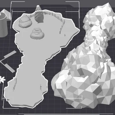 Mô hình tiểu cảnh cối xay gió (Windmill) độc đáo in 3D