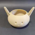 Chậu Trồng Cây Thỏ Kem Tối Giản (Minimalist Cream Bunny Planter) - Thumbnail 3
