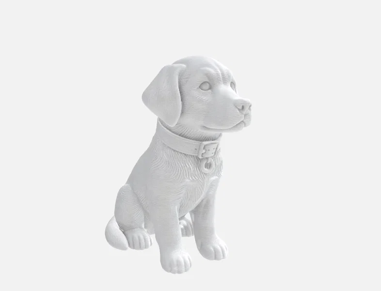 Mô hình chú chó nhỏ dễ thương để in 3D trang trí bàn làm việc - Image 1