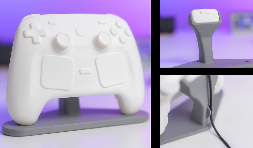 Đế dựng tích hợp sạc Steam Controller 2026 - Tối ưu góc gaming - Image 1