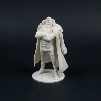 Monkey D. Garp (One Piece) - Mô hình 3D Anh Hùng Hải Quân