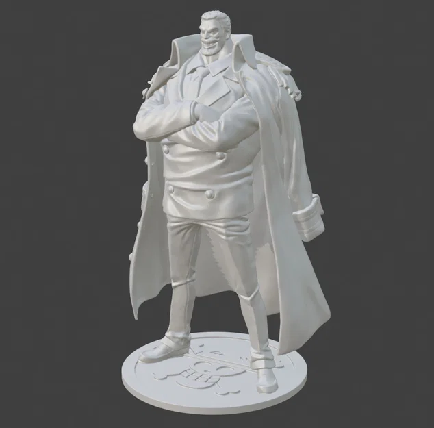 Monkey D. Garp (One Piece) - Mô hình 3D Anh Hùng Hải Quân - Image 6