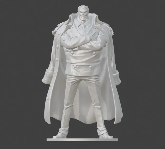 Monkey D. Garp (One Piece) - Mô hình 3D Anh Hùng Hải Quân - Image 7