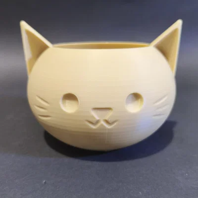 Chậu Trồng Sen Đá Mèo Cute Kawaii (Cute Kawaii Cat Succulent Planter)