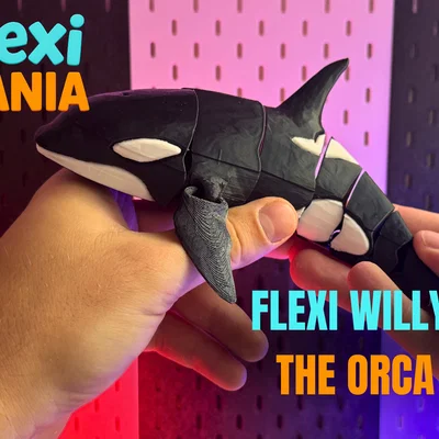 Flexi Orca Willy – Orca Print-in-Place khớp nối, không cần Support