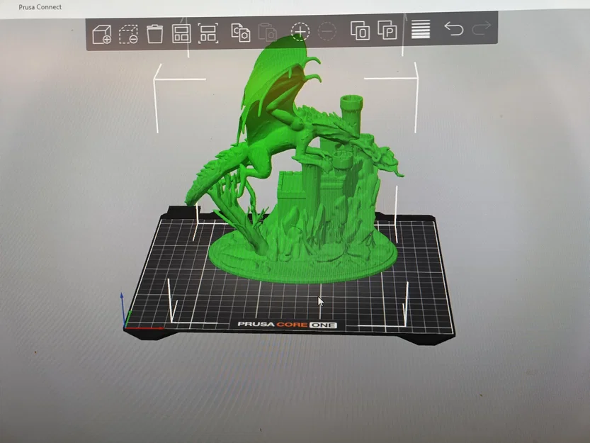 Mô hình Rồng tấn công lâu đài 3D - Thiết kế ấn tượng từ AI - Image 1